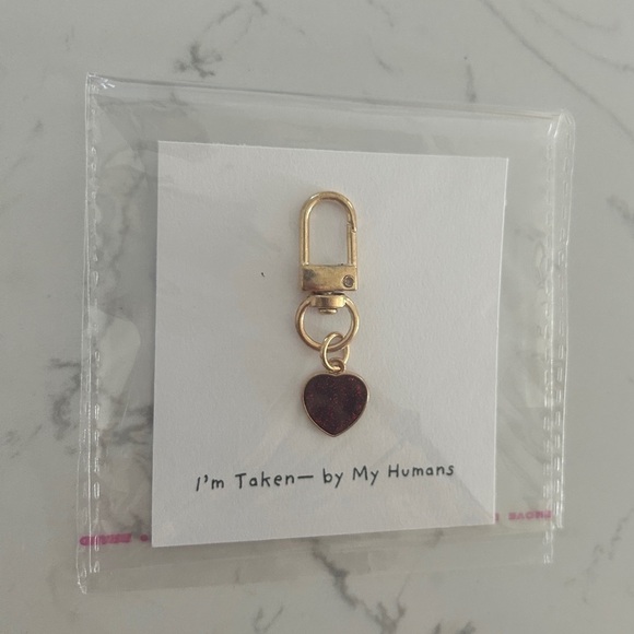 Personalized Heart Charm for Pets, Dog Collar Accessories- NWT - Picture 2 of 10